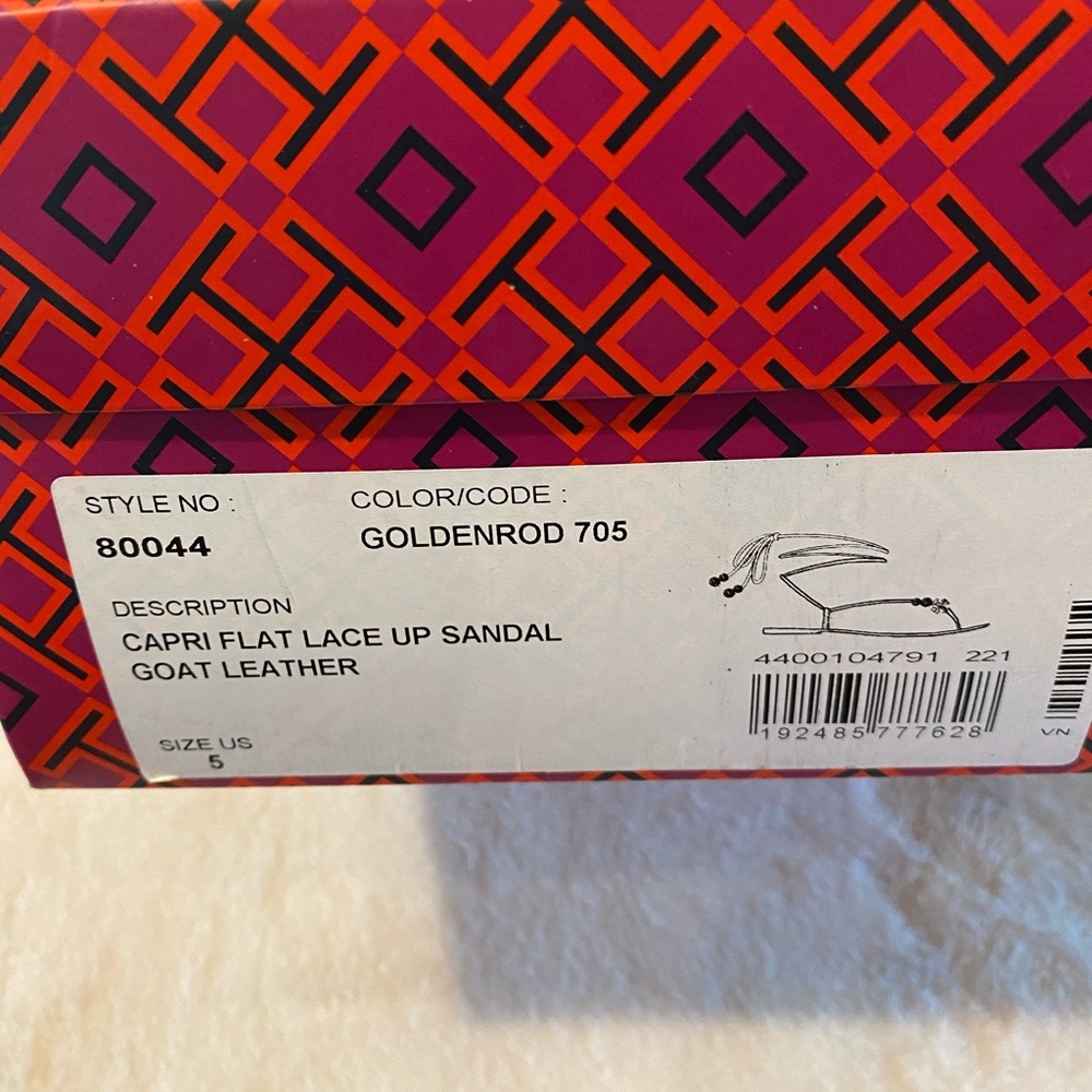 Tory Burch Capri Lace Up Sandal - Picture 11 of 11